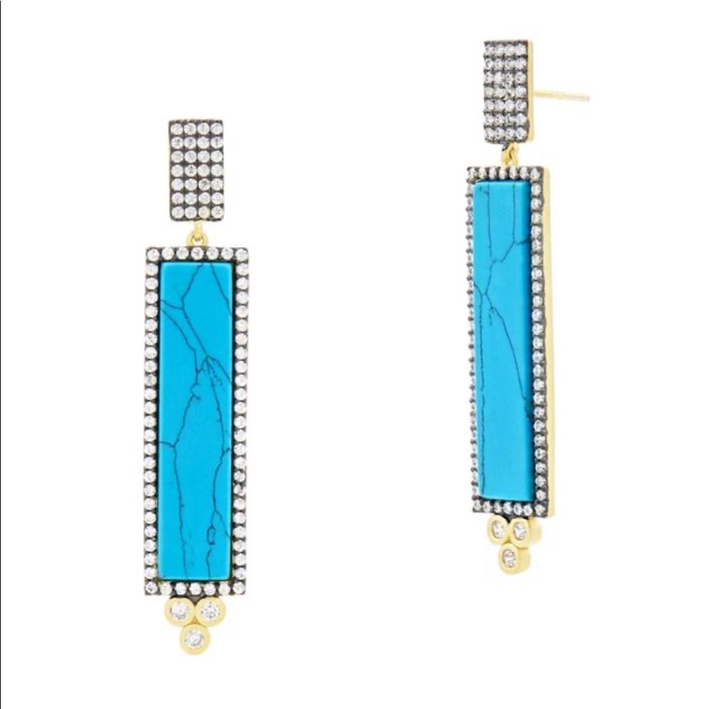 Frieda Rothman Turquoise Earrings